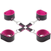 Ouch! Reversible Hogtie with Cuffs in Pink -  Sex Toys & Adult Toys | XtoySmart Canada